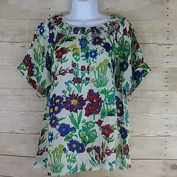 See By Chloe Tops - See by Chloe floral silk blend top